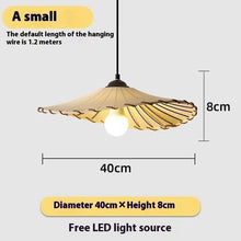 Carica l'immagine nel visualizzatore di Gallery, Creative Straw Hat B &amp; B Hot Pot Restaurant Tea Room Clothing Store Simple Restaurant Japanese Lotus Lamp
