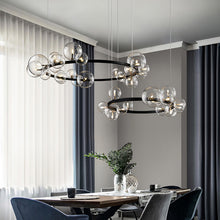 Carica l'immagine nel visualizzatore di Gallery, Lampadario a Bolle di Vetro – Design Nordico Moderno per Soggiorni di Lusso
