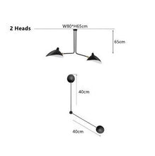 Carica l'immagine nel visualizzatore di Gallery, Lampadario Nordic Duckbill – Design postmoderno a due, tre o cinque luci
