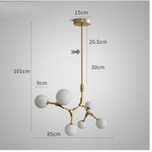 Carica l'immagine nel visualizzatore di Gallery, Dining Lamp Bedroom Bar Designer Magic Bean Chandelier
