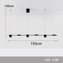 Carica l'immagine nel visualizzatore di Gallery, Lampada Lineare a LED – Design Nordico Minimal in Alluminio
