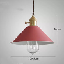 Carica l'immagine nel visualizzatore di Gallery, Nordic Macaron Twist Switch Dining Room Copper Chandelier

