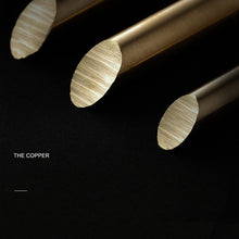 Carica l'immagine nel visualizzatore di Gallery, Lampadario nordico moderno semplice in cristallo, tutte le luci in rame, lampade di lusso
