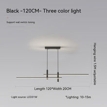 Carica l'immagine nel visualizzatore di Gallery, Nordic Restaurant Ceiling Lamp Minimalist Strip Dining-room Lamp
