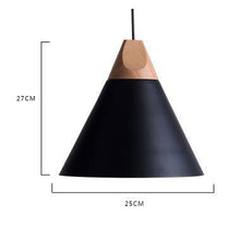 Carica l'immagine nel visualizzatore di Gallery, Lampada Sospesa “Nordic Cone” – Minimal Colorata in Alluminio
