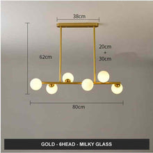 Carica l'immagine nel visualizzatore di Gallery, Modern Minimalist Glass Bubble Ball Lamp Nordic Restaurant
