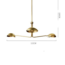 Carica l'immagine nel visualizzatore di Gallery, American Minimalist Full Copper Creative Fashion Chandelier
