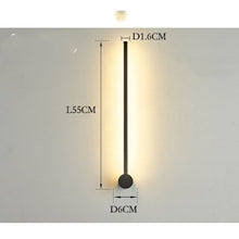 Carica l'immagine nel visualizzatore di Gallery, Applique da parete RGB con telecomando – Design nordico a LED
