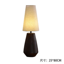Carica l'immagine nel visualizzatore di Gallery, Ceramic Table Lamp Silent Style Large Modern New Chinese Retro Nostalgic Hotel Homestay Ornament
