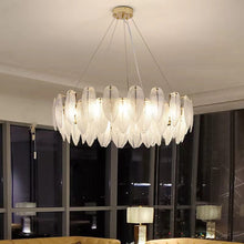 Carica l'immagine nel visualizzatore di Gallery, Post-modern Glass Living Room Chandelier Simple Atmospheric Household
