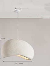 Carica l'immagine nel visualizzatore di Gallery, Cloud Chandelier With Micro Cement Cream French Bar Island Restaurant
