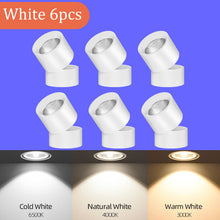 Carica l&#39;immagine nel visualizzatore di Gallery, Faretto LED Orientabile da Soffitto – Design Moderno, 7W/10W/12W
