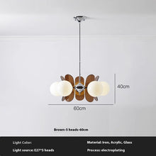 Carica l'immagine nel visualizzatore di Gallery, Retro Dining Room Chandelier Living Room Bedroom Eye Protection Chandelier
