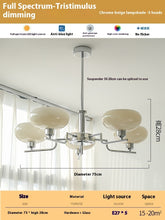 Carica l'immagine nel visualizzatore di Gallery, Living Room Chandelier Retro Cream Bedroom Dining Room Lamps
