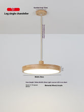 Carica l'immagine nel visualizzatore di Gallery, Log Single-head Droplight Japanese Style Round
