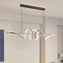 Carica l'immagine nel visualizzatore di Gallery, Three Ring Minimalist LED Long Bar Restaurant Pendant Light
