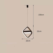 Carica l'immagine nel visualizzatore di Gallery, Lampadario LED in Ferro - Design Nordico Moderno
