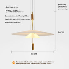 Carica l'immagine nel visualizzatore di Gallery, Modern Minimalist Chandelier Nordic Style Restaurant Acrylic
