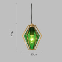 Carica l'immagine nel visualizzatore di Gallery, Postmodern Stained Glass Dining Room Chandelier
