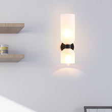 Carica l'immagine nel visualizzatore di Gallery, Simple Double-headed Glass Bedside Wall Lamp
