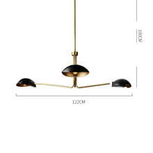 Carica l'immagine nel visualizzatore di Gallery, American Minimalist Full Copper Creative Fashion Chandelier
