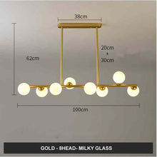 Carica l'immagine nel visualizzatore di Gallery, Modern Minimalist Glass Bubble Ball Lamp Nordic Restaurant

