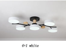Carica l&#39;immagine nel visualizzatore di Gallery, Nordic Simple Log Macaron Living Room LED Ceiling Light

