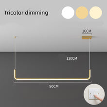 Carica l'immagine nel visualizzatore di Gallery, Office Minimalist Style Restaurant Line Chandelier
