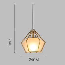 Carica l'immagine nel visualizzatore di Gallery, Postmodern Stained Glass Dining Room Chandelier
