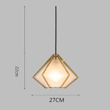 Carica l'immagine nel visualizzatore di Gallery, Postmodern Stained Glass Dining Room Chandelier
