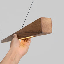 Carica l'immagine nel visualizzatore di Gallery, Japanese Style Modern Simple Zen Tea Room Solid Wood Strip Lamps
