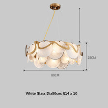 Carica l'immagine nel visualizzatore di Gallery, Lampadario Nuvola in Vetro Fumé e Ottone
