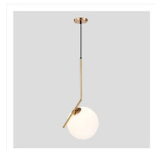 Carica l'immagine nel visualizzatore di Gallery, Single head glass ball chandelier
