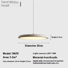 Carica l'immagine nel visualizzatore di Gallery, Dining Room Chandelier Macaron Flying Saucer Artistic Lamp
