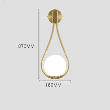Carica l'immagine nel visualizzatore di Gallery, Nordic Personality Creative Designer Living Room Metal Wall Lamp
