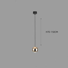 Carica l'immagine nel visualizzatore di Gallery, Restaurant Cafe Bar Living Room Ball Long Line Chandelier
