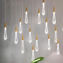 Carica l&#39;immagine nel visualizzatore di Gallery, Creative water drop lamp at the front desk
