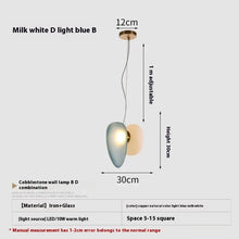 Carica l'immagine nel visualizzatore di Gallery, Lampadario Design Nordico Multicolore in Vetro Soffiato – LED Decorativo per Living, Ristoranti o Reception

