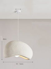 Carica l'immagine nel visualizzatore di Gallery, Cloud Chandelier With Micro Cement Cream French Bar Island Restaurant
