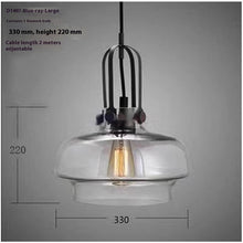 Carica l'immagine nel visualizzatore di Gallery, Retro Industrial Style Lighting Bar Glass Chandelier
