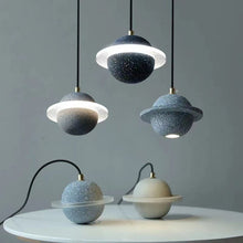 Carica l'immagine nel visualizzatore di Gallery, Planet Small Chandelier Red Single Head Bedroom Bedside Lamp
