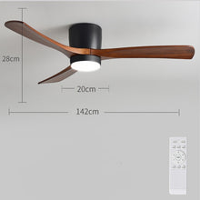 Carica l&#39;immagine nel visualizzatore di Gallery, One Bedroom Household Electric Fan Pendant Lamp
