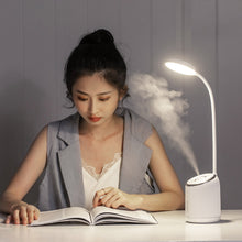 Carica l'immagine nel visualizzatore di Gallery, Lampada da scrivania a LED con umidificatore USB
