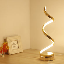 Carica l'immagine nel visualizzatore di Gallery, Lampada da tavolo a LED con protezione per gli occhi, lampada da comodino minimalista e creativa

