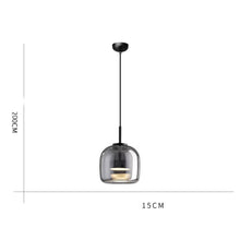 Carica l'immagine nel visualizzatore di Gallery, Lampadario in Vetro Soffiato e Rame
