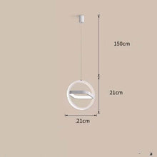 Carica l'immagine nel visualizzatore di Gallery, Lampadario LED in Ferro - Design Nordico Moderno
