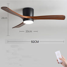 Carica l&#39;immagine nel visualizzatore di Gallery, One Bedroom Household Electric Fan Pendant Lamp
