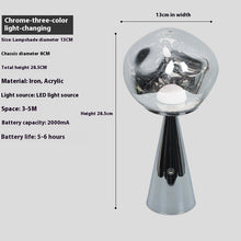 Carica l'immagine nel visualizzatore di Gallery, Volcanic Lava Mini Table Lamp Bedroom Bedside Lamp Ambience Light
