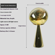 Carica l'immagine nel visualizzatore di Gallery, Volcanic Lava Mini Lamp – Ricaricabile da Tavolo in Stile Melt
