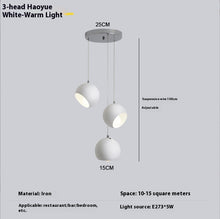 Carica l'immagine nel visualizzatore di Gallery, Ball Chandelier Post-modern Living Room Table Lighting Creative Art Bedroom Bedside Lamps
